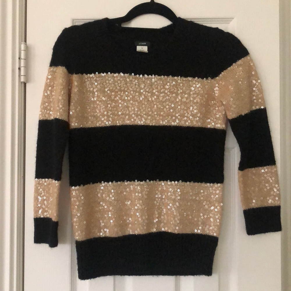 J crew Sequin Sweater